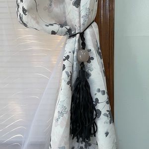 Urban Outfitters Leather Tassel Curtain Tieback